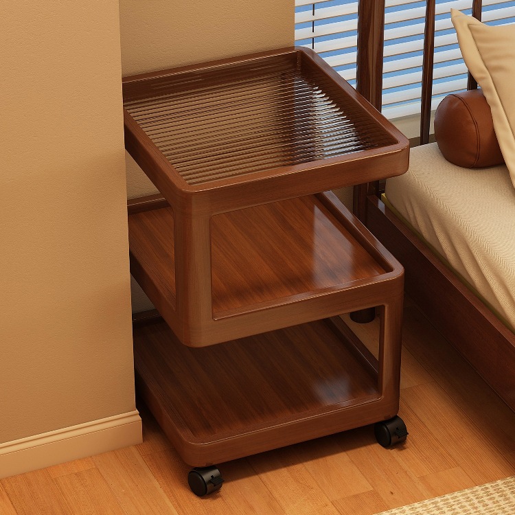 Bedside Table Bedroom Small Alternative Artifact Mobile Bedside Storage Rack Simple Multi-Functional Bedside Creative Small Table