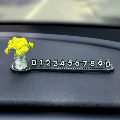 Nömrəli dayanma kartı – Car Parking Number Plate Internet - yellow-gypsophila-three-dimensional-diamond-encrusted-parking-sign