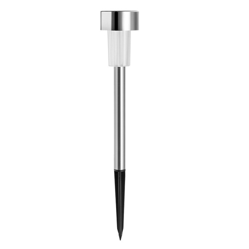 Solar stainless steel mini lawn lamp outdoor courtyard villa decoration night light small tube lamp ground garden lamp