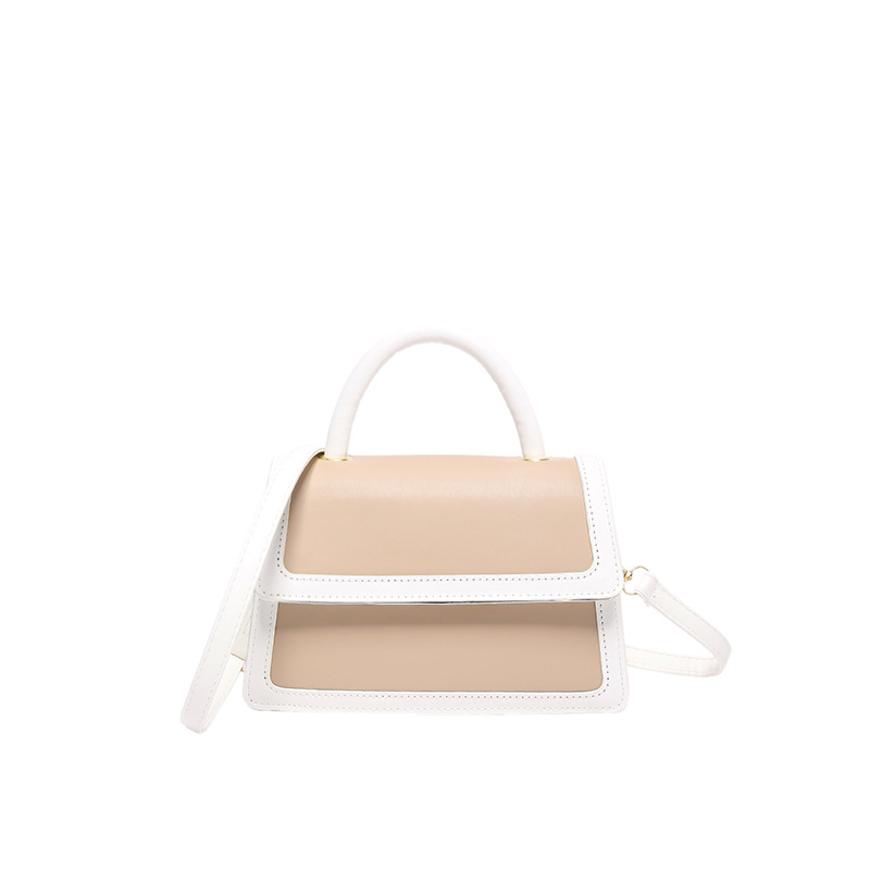 Bolso de hombro de color sólido 2024 verano nuevo estilo bolso de mano casual moda simple diagonal a juego de color pequeño bolso cuadrado para mujer
