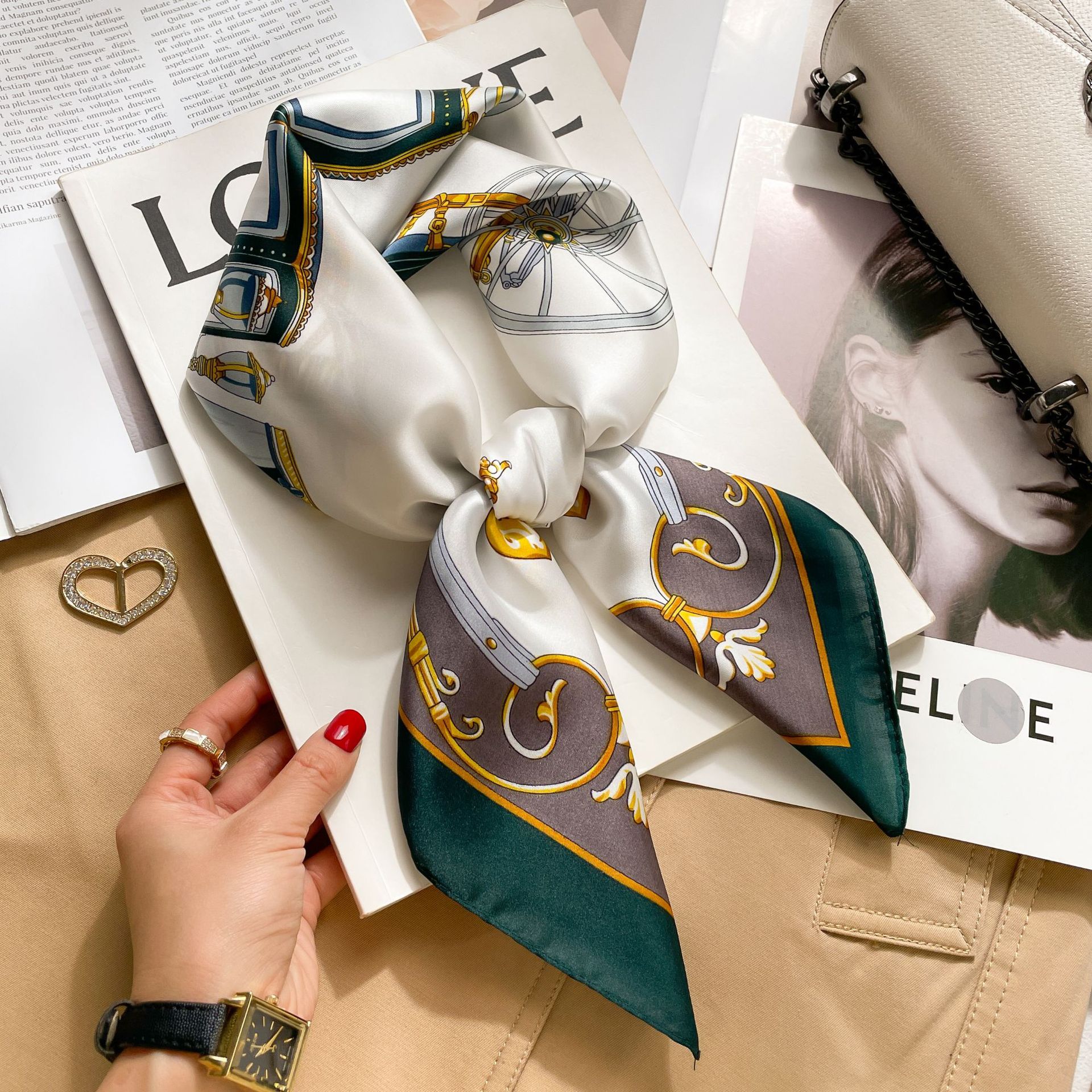 A0122 국경 캐리지-다크 그린