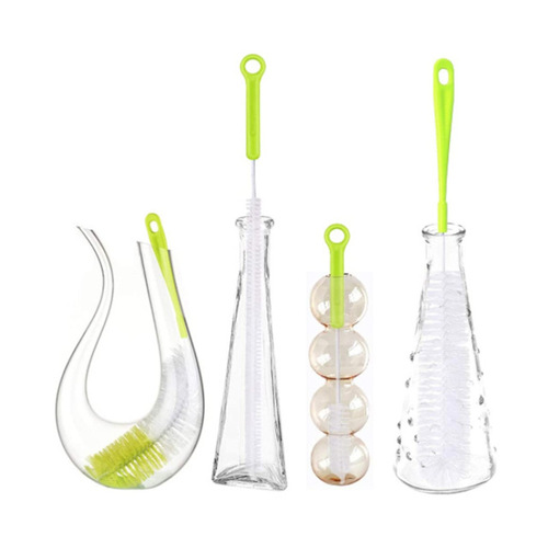 Amazon Bestseller Long Handle Mug Brush Bottle Brush Insulated Cup Cleaning Sponge Brush Glass Tea Cup Brush Set