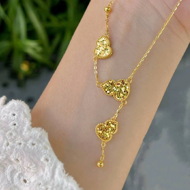 Negozio di oro con eredità di gioielli in oro, collana pendente a forma di zucca a forma di squame di drago_voghion.com