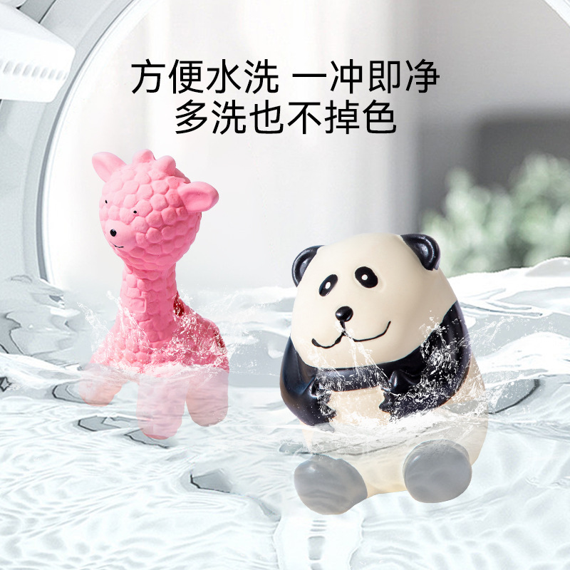 Lindo juguete de sonido de perro en forma de animal auto-Hola aliviar artefacto tapado mascota molar resistente a la mordedura cachorro oso de peluche