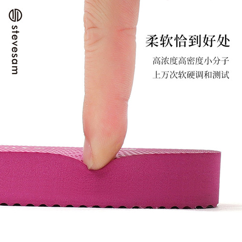 Cross-border  new summer flip-flops women's flat outer wear seaside beach slippers women's non-slip slippers multi-color