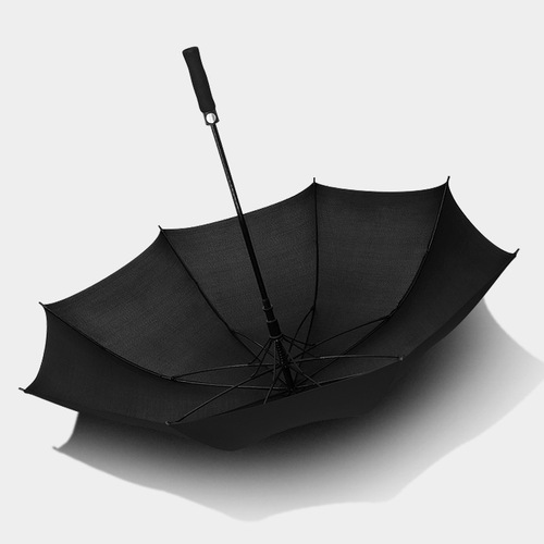 Manufacturer's 8-bone fiber 27-inch golf business automatic straight-shaft umbrella men's advertising umbrella with logo printing