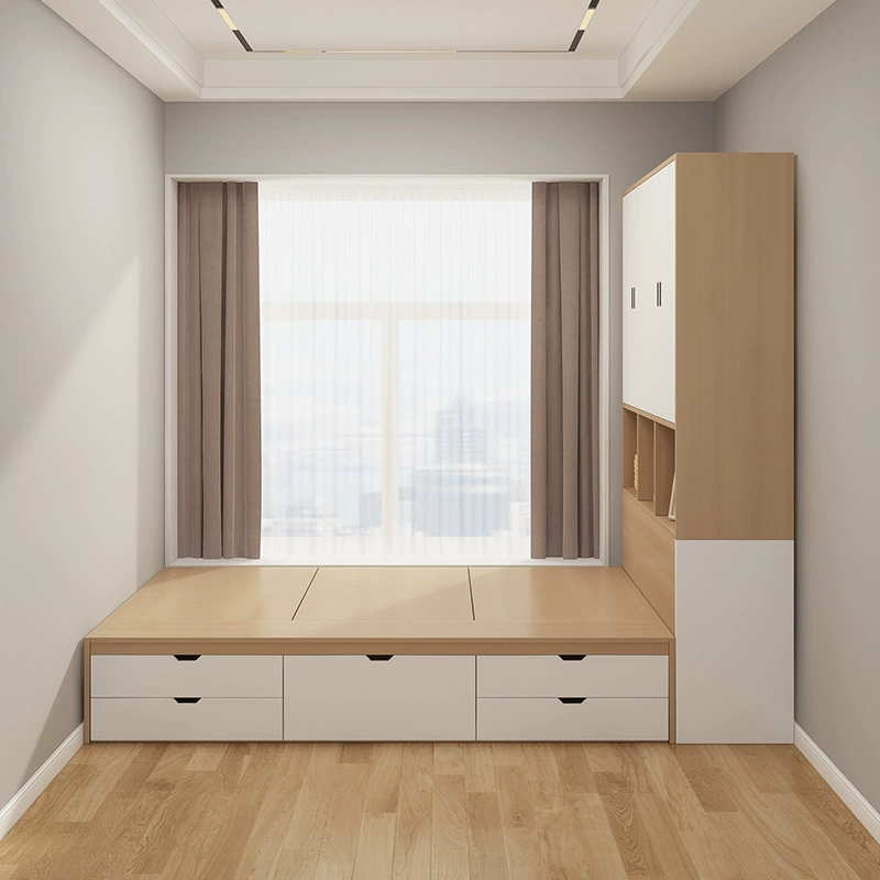 Фошаньская маленькая квартира, татами, кровать, шкаф, комбинированная кровать, шкаф для хранения, кровать, многофункциональная кровать, шкаф, встроенная татами-кровать