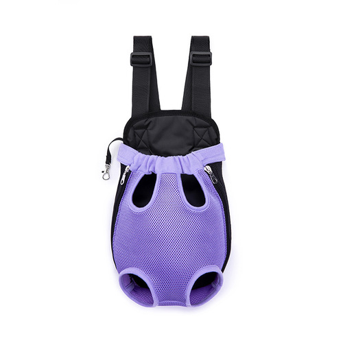 Pet Portable Chest Bag Direct Sale from Manufacturer Outdoors Pet Cat Bag Dog Mesh Fabric Breathable Comfortable Dual-Shoulder Pet Bag