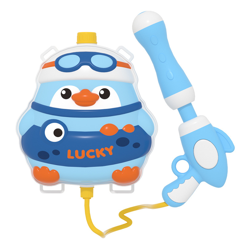 Mochila para niños, pistola de agua, juguete, pistola de chorro de agua de gran capacidad extraída, niño y niña juegan con pistola de agua, pelea de agua