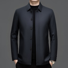 专柜正品秋冬季新款男士高端商务休闲棉服外套爸爸装棉衣夹克上衣
