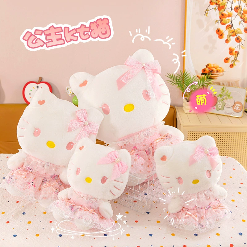 Hello Kitty, милая кукла принцессы, плюшевая игрушка, новая коллекция, подарок на день рождения