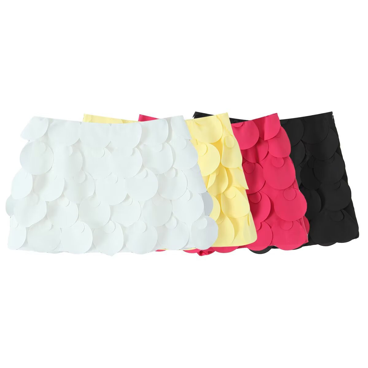 Women's Summer Short Mini Skirt Pants Handmade Decorated New Style Bottoms Clothing_ecoleips.com