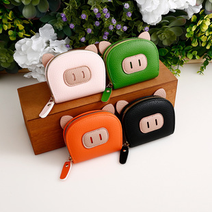 [spot wholesale] new anti-degaussing card bag female cartoon organ ID bag mini piggy student coin purse