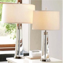 北欧现代高档客厅简约水晶台灯创意简约床头灯卧室酒店装饰灯批发