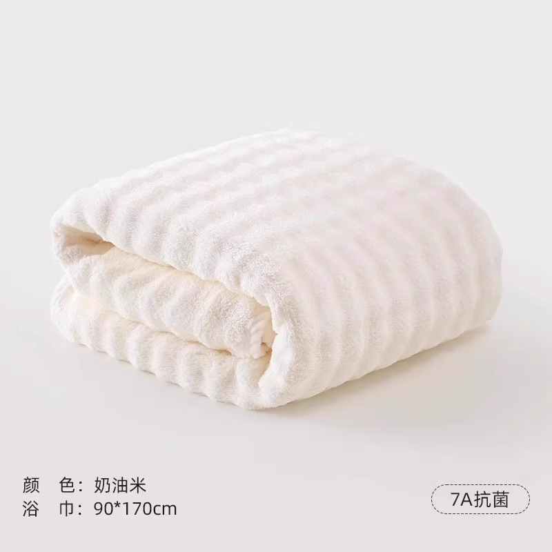 7a抗菌バスタオルのサンゴの毛の泡の大きいバスタオルの吸水速乾は厚い風呂のタオルのサンゴの毛の贈り物のバスタオルを厚くします。|undefined