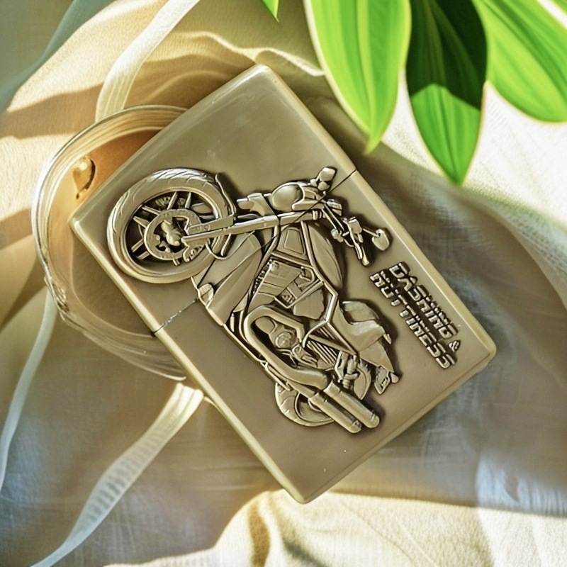 Personaje de queroseno de metal creativo más ligero en relieve Regalo De fábrica al por mayor tendencia de velocidad off-road motocicleta personalidad image 8