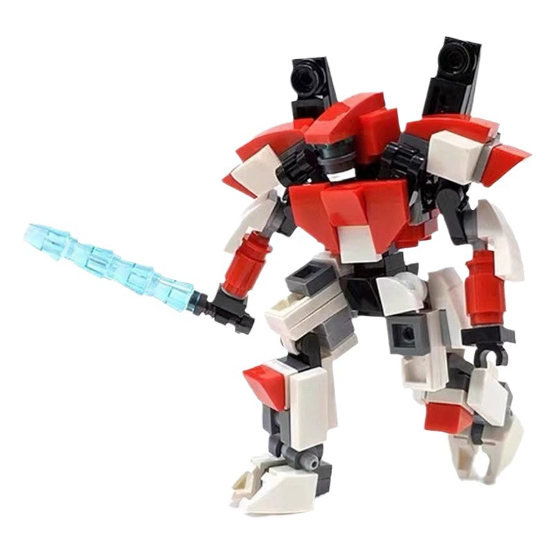 Стройные блоки MOC, совместимые с мини-компактным частицами Lego и экзоскелетом Pacific Rim