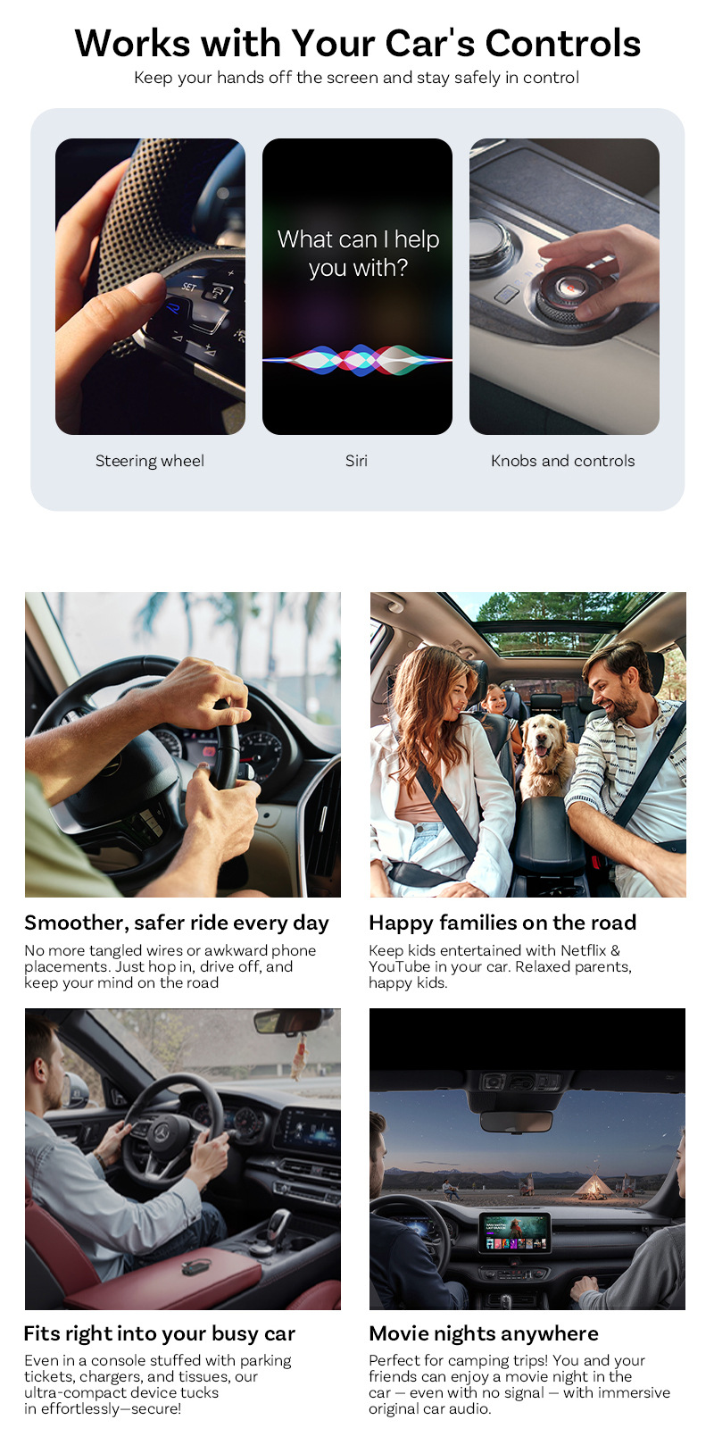 Cross-Border Wired to Wireless Carplay Box Android Auto Car-Machine Interconnection Module Carplay Box