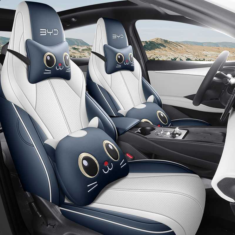 DMI Seat Cover, BYD Modelə uyğun (Original) oturacaq örtükləri - blue