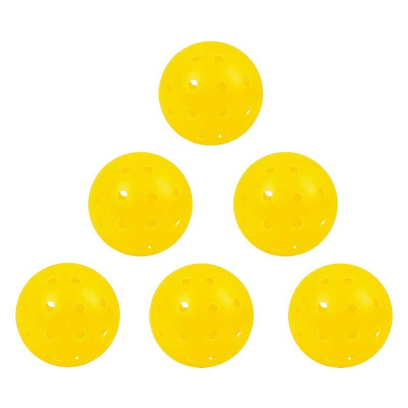 Мяч для пиклбола, изготовленный методом ротационного формования, 40 отверстий, 74 мм, цельный, с несколькими отверстиями, для соревнований USAPA