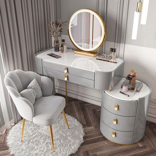 New Light Luxury Home-Style Bedroom Dressing Table Modern Simple Mini Small Apartment All-In-One Dressing Table Desk