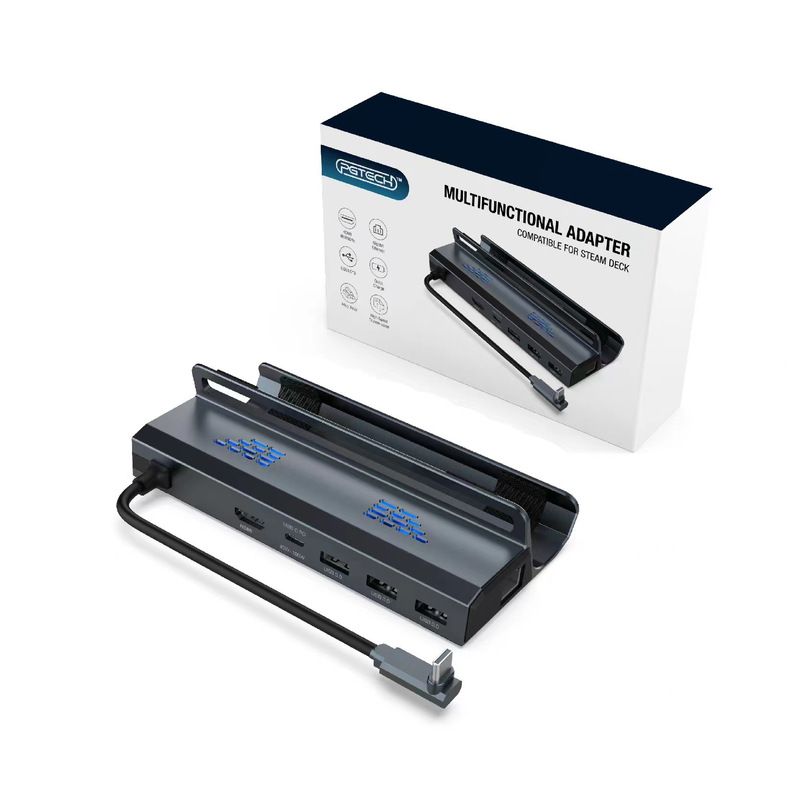 Steam Deck multi-function video conversion base Steam Deck docking station with network cable port TV conversion base