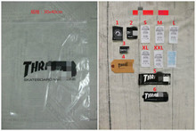 THRASHER 领标布标标签商标吊牌包装袋服装辅料