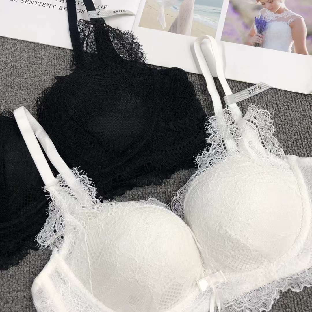 Nuevo Sujetador de encaje cintura ajustable que adelgaza la ropa interior de pecho pequeño empuja hacia arriba la ropa interior cómoda empuja hacia arriba el sujetador sin costuras