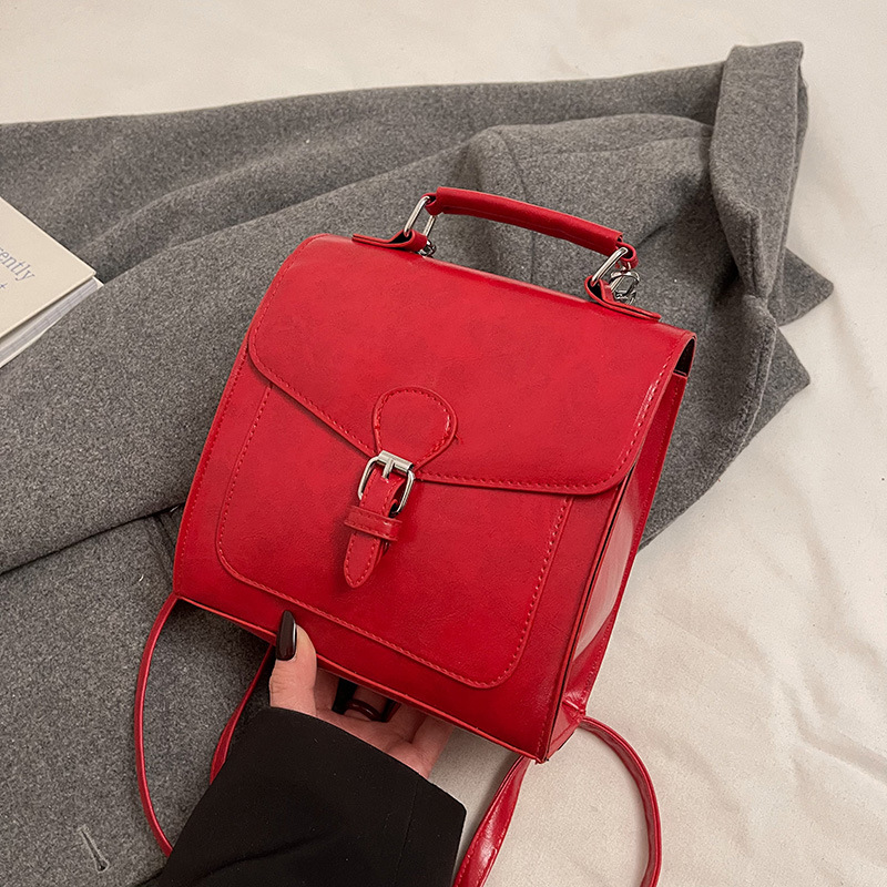 Nicho de diseño de alta sensación de moda mochila pequeña mochila para mujeres 2024 nuevo estilo universitario bolso pequeño