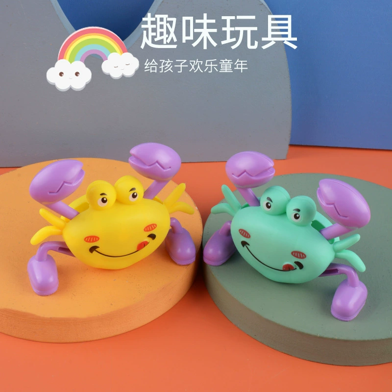Заводная игрушка краб, животная модель, без батареек, подарок на день рождения