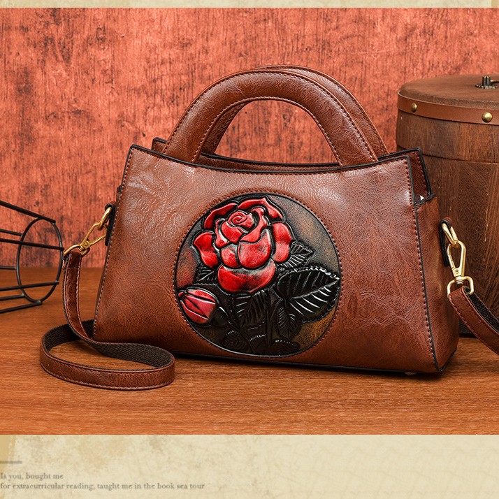 ethnic retro one-shoulder bag