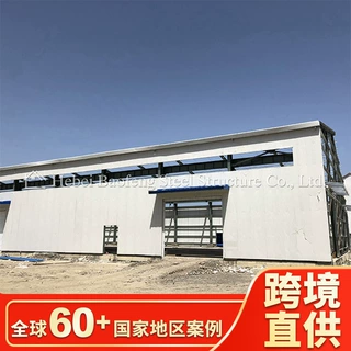 工厂车间大跨度钢结构行车房 多年经验钢构厂房制作 钢结构仓库房