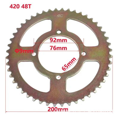 Diferensial dişli dəstləri: Various Models of Sprockets - 420-48t-gold
