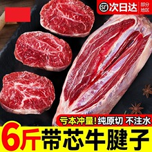 原切新鲜牛腱子肉金钱腱芯生鲜进口牛肉10斤即食黄牛前腿冷冻商用