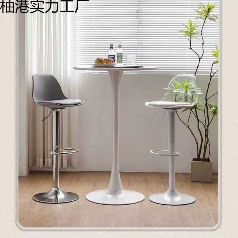 Scandinavian High Bar Bar Table Round High Table Wine Table Leisure Home Slate Bar Table Ins Negotiation Table