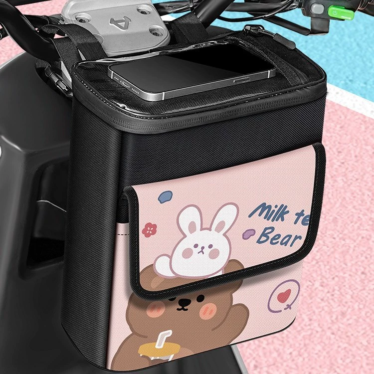 Подвесная сумка для электромобиля, передний карман для хранения, новая сумка для хранения аккумуляторных автомобилей национального стандарта, водонепроницаемая сумка для мобильного телефона, хранилище для электромобилей