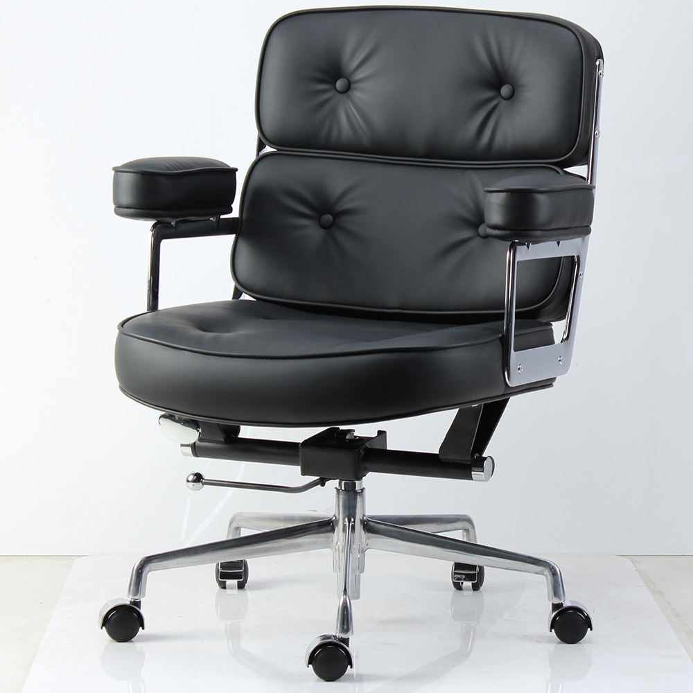 Silla de diseño de silla de oficina IMS silla de computadora giratoria elevable sofá jefe de piel de vaca