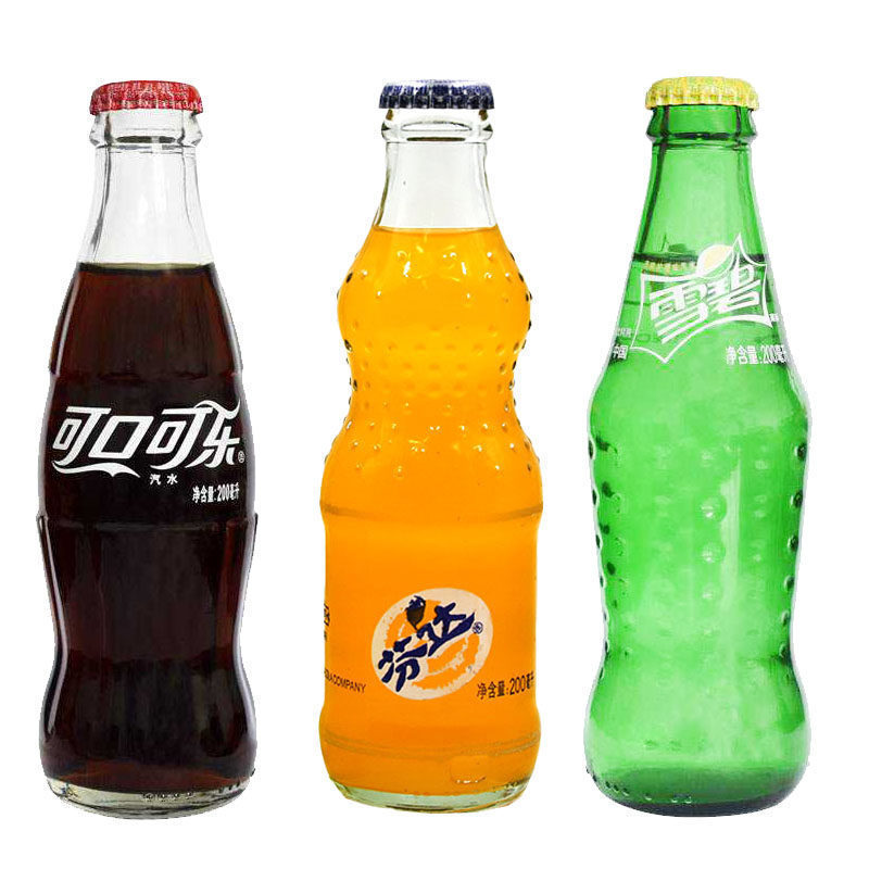 コカ・コーラ ガラス瓶 200ml×24本 スプライト ファンタ オレンジ風味炭酸飲料をフレーム入りフルボックスで混ぜることができます|undefined