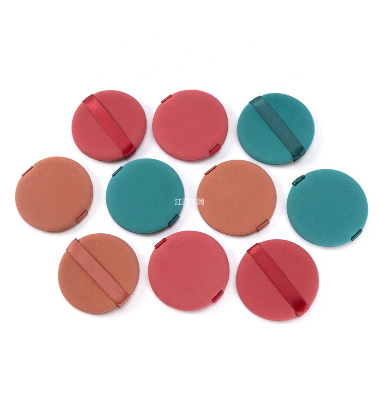 Wholesale of factory-customized multi-color setting powder puffs, loose powder, sponge powder puffs, cotton candy powder compasses and beauty tools pic 6