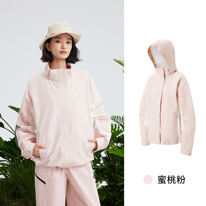 魔力薇薇峰行彩壳冲锋衣女2025秋冬新款户外防风防雨水徒步登山服|undefined