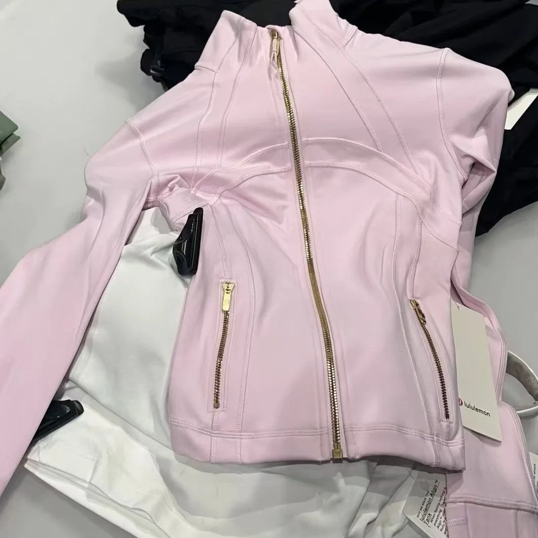 lulu Yarn vibration新款立领瑜珈瑜伽服透气收腰瘦高运动健身 运动户外厂家批发实拍图