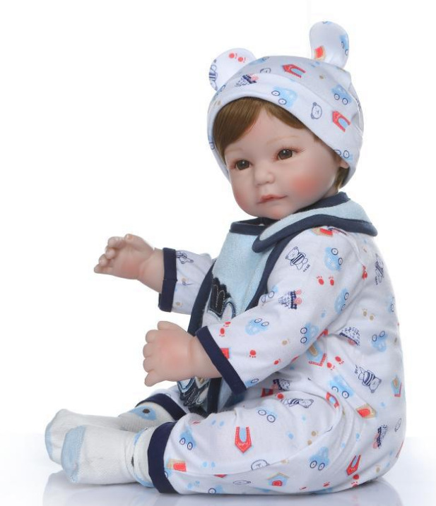 Simulación muñeca lindo niño bebé crecimiento socio jugar casa juguete regalo de boda 1920