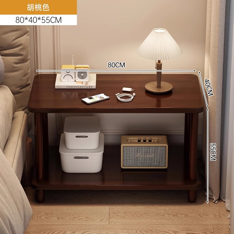 Madera de madera sólida toda la madera sólida simple moderna alquiler de habitaciones de dormitorio simple casero gabinete de cabecera de cama estante de cabecera