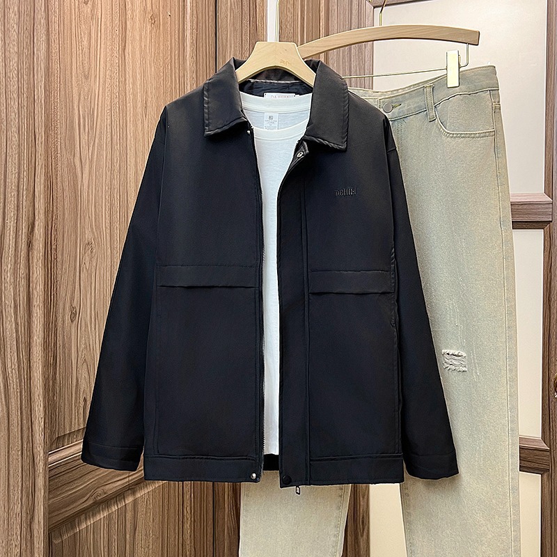 Fashionable, Simple, Solid Color, Versatile Casual Jacket, Light Business, Loose And Comfortable Lapel Jacket_voghion.com