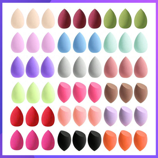 Excellent large beauty makeup eggs dry and wet gourd water droplets oblique cut makeup eggs makeup sponge puff makeup eggs