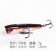 Small Popper Fishing Lures 40mm 2.3g Hard Plastic Baits Fresh Water Bass Swimbait Tackle Gear