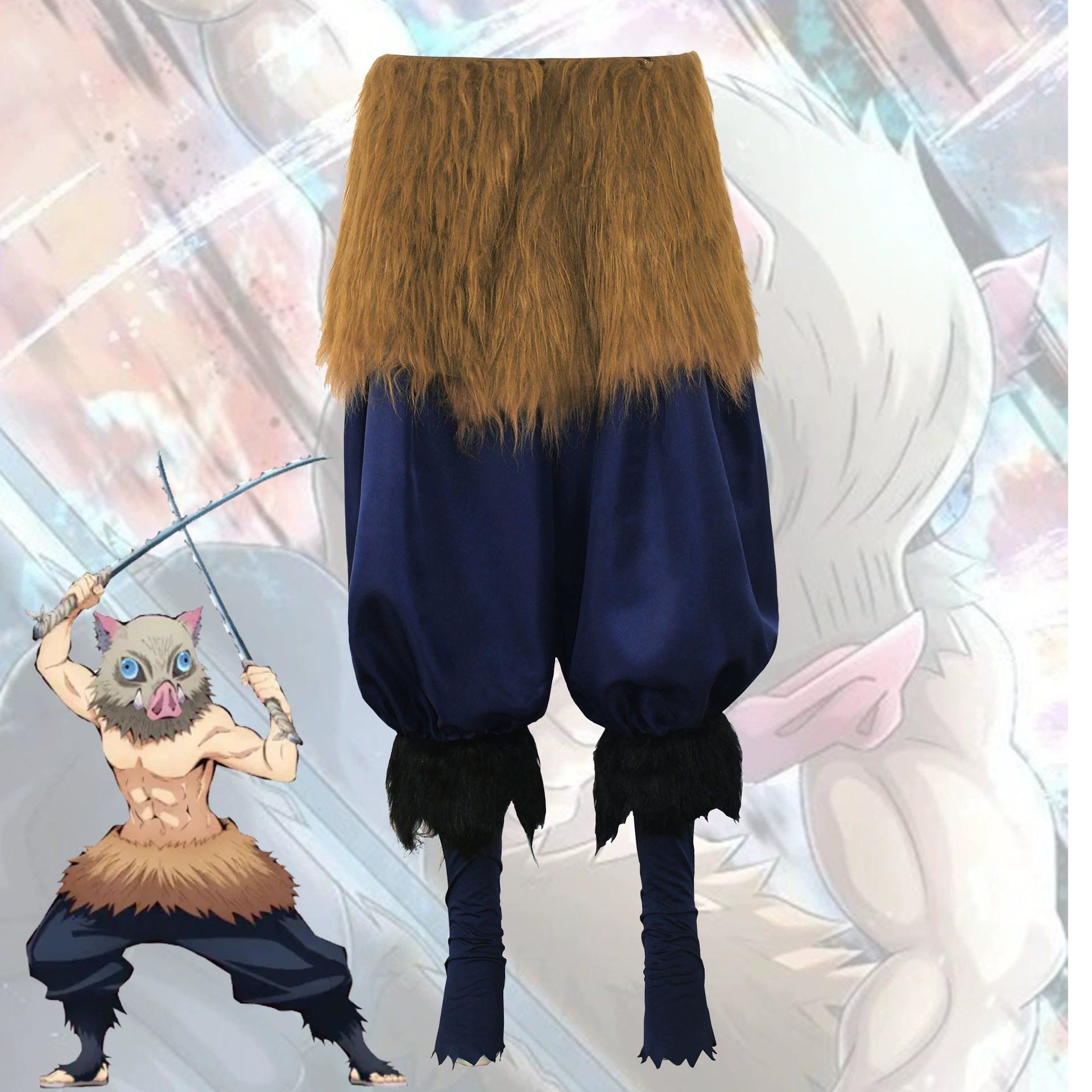 Костюм для косплея «Убийца демонов», костюм на Хэллоуин, костюм Хашибира Иноске, шляпа «Убийца демонов»