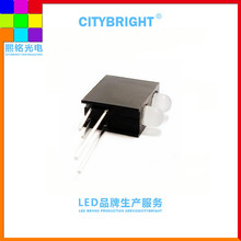 3mm�p��LED���b�� ���ε��� 90�ȴ�ֱ��� ���S�´�Gɫ �h������