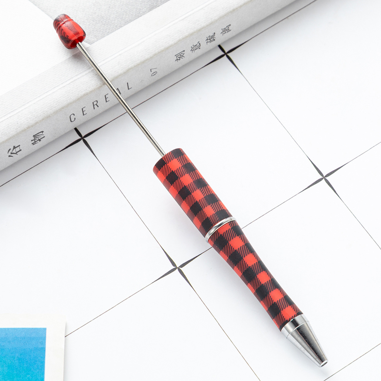 Diy plástico creativo mano de leopardo flor de cuentas al por mayor de alto valor de impresión plástico cuentas