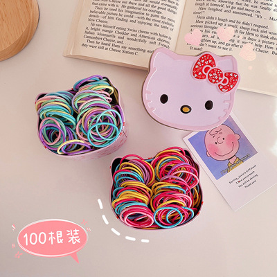 儿童皮筋女童扎头发发圈 韩国宝宝头绳头饰 不伤发小号橡皮筋发饰|ms